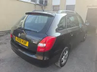Used Skoda Fabia 80 HP (58 kW) 2009 Black Estate