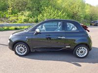 Usado Fiat 500 Lounge 85 HP (62 kW) 2012 Preto Cabrios