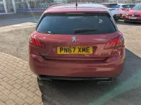 Used Peugeot 308 GT-line 2017 Red Hatchback