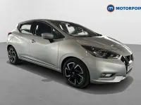 Used Nissan Micra Acenta 92 HP (67 kW) 2021 Silver Hatchback