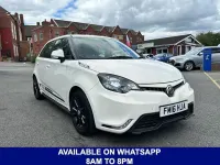 Used MG MG3 106 HP (77 kW) 2016 White Hatchback