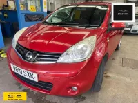 Used Nissan Note N-TEC 88 HP (64 kW) 2010 Red Hatchback