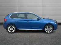 Used Skoda Kamiq SE L 110 HP (80 kW) 2020 Race blue metallic SUV