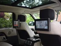 Used Land Rover Range Rover Autobiography 2019 Carpathian grey metallic with ivory perforated hide SUV