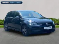 Used VW Golf VII SE 130 HP (95 kW) 2018 Black Hatchback