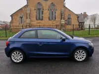 Begagnad Audi A1 Sport 105 HK (77 kW) 2012 Blå Halvkombi