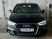 Used Audi A3 Sportback S-Line 150 HP (110 kW) 2016 Black Hatchback