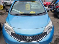 Used Nissan Note S 90 HP (66 kW) 2014 Blue Hatchback
