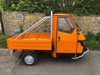 New Piaggio APE 2025 Orange Pickup