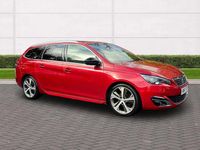 Used Peugeot 308 GT-line 150 HP (110 kW) 2017 Red Estate