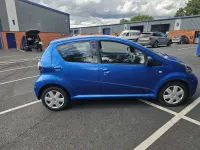 Used Toyota Aygo 68 HP (50 kW) 2011 Blue Hatchback