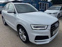 Used Audi Q3 S-Line 150 HP (110 kW) 2018 White SUV