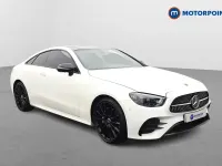 Used Mercedes E220 AMG line 2021 White Coupe
