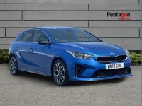 Used Kia Ceed GT-Line 117 HP (86 kW) 2019 Blue Hatchback