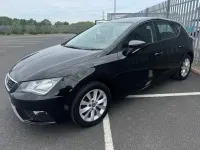 Used Seat Leon SE 130 HP (95 kW) 2019 Black Hatchback