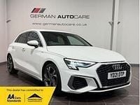 Used Audi A3 Sportback S-Line 2021 White Hatchback