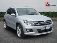 Used VW Tiguan R-line 184 HP (135 kW) 2016 Silver SUV
