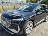Used Audi Q4 e-tron S-Line 125 kW (170 HP) 2021 Black SUV