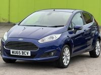 Used Ford Fiesta Titanium 2015 Blue Hatchback