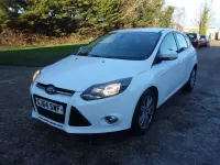 Used Ford Focus Titanium 115 HP (84 kW) 2014 White Hatchback