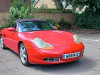 Used Porsche Boxster 2002 Red Cabriolet