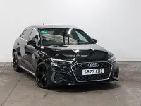 Used Audi A3 S-Line 110 HP (80 kW) 2023 Black Sedan