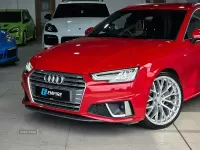 Used Audi A4 S-Line 190 HP (139 kW) 2019 Red Estate