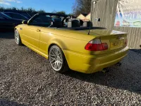 Used BMW M3 Impressive 343 HP (252 kW) 2002 Yellow Cabriolet