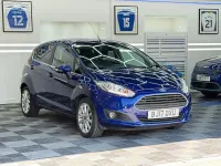 Used Ford Fiesta Titanium 2017 Blue Hatchback