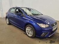 Used Seat Ibiza SE Technology 95 HP (69 kW) 2021 Blue Hatchback