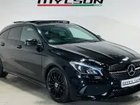 Used Mercedes CLA200 AMG line 156 HP (114 kW) 2018 Black Coupe
