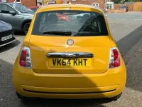 Used Fiat 500 69 HP (50 kW) 2014 Yellow Hatchback