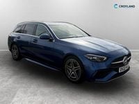 Used Mercedes C200 AMG line 2022 Blue Estate