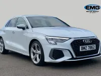 Used Audi A3 Sportback S-Line 110 HP (80 kW) 2023 White Hatchback