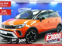 Used Vauxhall Crossland Elite 110 HP (80 kW) 2021 Orange SUV