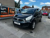 Used Kia Venga 89 HP (65 kW) 2013 Black Hatchback