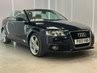 Used Audi A3 Cabriolet S-Line 138 HP (101 kW) 2013 Blue Cabriolet