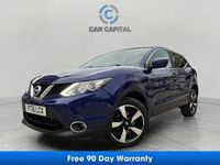 Used Nissan Qashqai N-TEC 115 HP (84 kW) 2016 Blue SUV