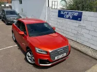Used Audi Q2 S-Line 116 HP (85 kW) 2017 Orange SUV