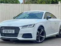 Used Audi TT Black Edition 230 HP (169 kW) 2018 White Coupe