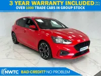 Used Ford Focus ST-Line X 125 HP (91 kW) 2018 Red Hatchback