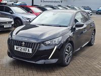 Used Peugeot 208 Allure 100 HP (73 kW) 2021 Black Hatchback