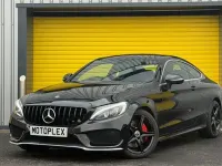 Used Mercedes C250 AMG line 204 HP (150 kW) 2017 Black Coupe