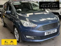 Used Ford C-MAX Titanium 125 HP (91 kW) 2018 Blue MPV