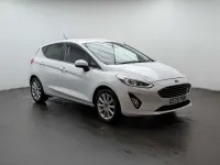 Begagnad Ford Fiesta Titanium 95 HK (69 kW) 2020 Vit Halvkombi