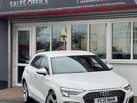 Used Audi A3 Sportback S-Line 150 HP (110 kW) 2021 White Hatchback