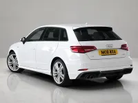 Used Audi A3 S-Line 150 HP (110 kW) 2018 White Sedan