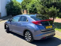 Used Honda Civic SR 2014 Blue Hatchback