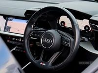 Used Audi A3 S-Line 150 HP (110 kW) 2021 White Sedan