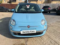 Used Fiat 500 Lounge 69 HP (50 kW) 2013 Blue Hatchback